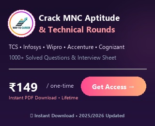 MNC Off-Campus Aptitude & Technical Guide